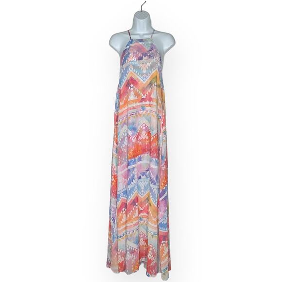 SHOW ME YOUR MUMU Bronte Salvation Mountain Maxi Dress Tropical Beach Cruise - Picture 3 of 13